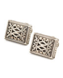 Sterling Silver Filigree Cuff Links