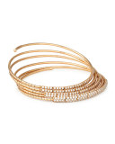 Five-Row Diamond Wrap Bracelet