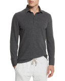 Long-Sleeve Polo Shirt, Lead