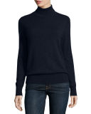 Classic Long-Sleeve Cashmere Turtleneck 