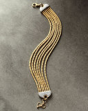 Vertigo Pave 24K Seven-Row Bracelet