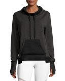 Eclipse Long-Sleeve Pullover Hoodie, Charcoal