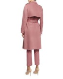 Treeca Cl. Continuous Cropped Pants, Pink Willow
