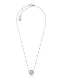 Logo CZ Pendant Necklace