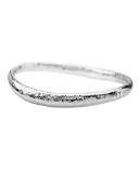 Sterling Silver Glamazon Thick Fettucine Bangle