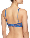 Feathers Contour Underwire Bra, Nautical Blue