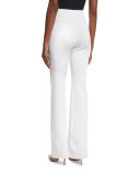 High-Waist Wide-Leg Pants, Soft White