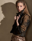 Dara Tiered Sleeveless Dress, Bronze