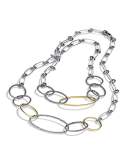Mobile Link Necklace with Gold