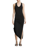 Scarlett Ruched Racerback Midi Dress