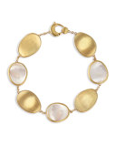 Lunaria Mother-of-Pearl Station Bracelet 