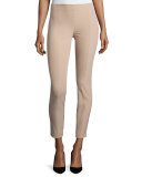Cosso Skinny Cropped Pants, Amber Beige