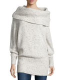 Femie Oversized Cowl-Neck Tunic Sweater
