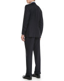 Solid Two-Piece Suit, Navy