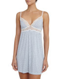 Cabana Girl Lace Chemise, Chambray