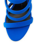 Alien Fabric Strappy 115mm Sandal, Electric Blue
