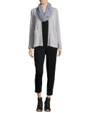 Twisted Two-Zip Short Jacket