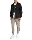Contrast-Trim Jogger Pant