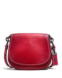 17 Leather Saddle Bag, Black Copper/1941 Red