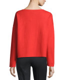 Fisher Project Long-Sleeve Wool Boxy Top