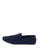 Classic Suede Moccasin, Navy