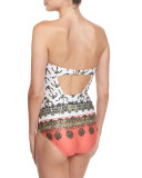 Life's Peachy Printed Underwire One-Piece Swimsuit