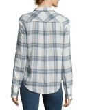 Mya Plaid Pocket Shirt, Pristine