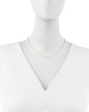 Blessed Pendant Bezel Diamond Necklace