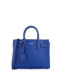 Sac de Jour Nano Leather Satchel Bag, Cobalt