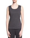 Milano Knit Contour Shell, Hematite Melange