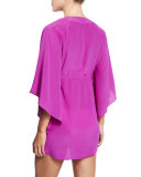 Rhea Tunic Coverup with Tie-Waist