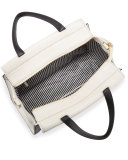 cobble hill adrien satchel bag, cement/black