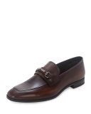 Leather New Bit Loafer, Brown