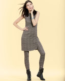 Turtle-Print Skinny Pants, Elephant