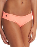 Starfish Surfer Reversible Hipster Swim Bottoms, Orange