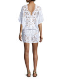 Katya Floral Lace Coverup Dress