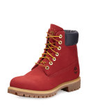 6" Premium Waterproof Hiking Boot, Red