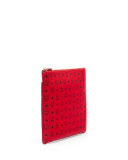 Color Visetos Medium Pouch Bag, Ruby Red