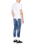 Logo-Patch Short-Sleeve Tee, White