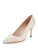 BB 70mm Calf Leather Pump, Ivory