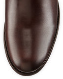 Melissa Button/Zip Boot, Dark Brown