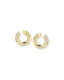 18K Senso Staggered Diamond Small Earrings