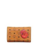 New Year Series Three-Fold Flap Wallet, Beige