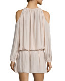 Lauren Cold-Shoulder Blouson Dress