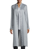 Auden Long Shirtdress Blouse, Zinc