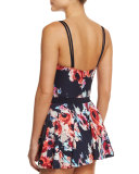 colombe d'or floral-print swimdress