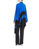 Striped Sweater Shawl