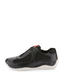 America's Cup Sneaker, Black/White (Nero+Bianco)