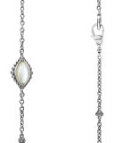 Contessa Long Mother-of-Pearl Station Necklace, 34"