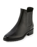 Basilico Leather Chelsea Boot, Nero